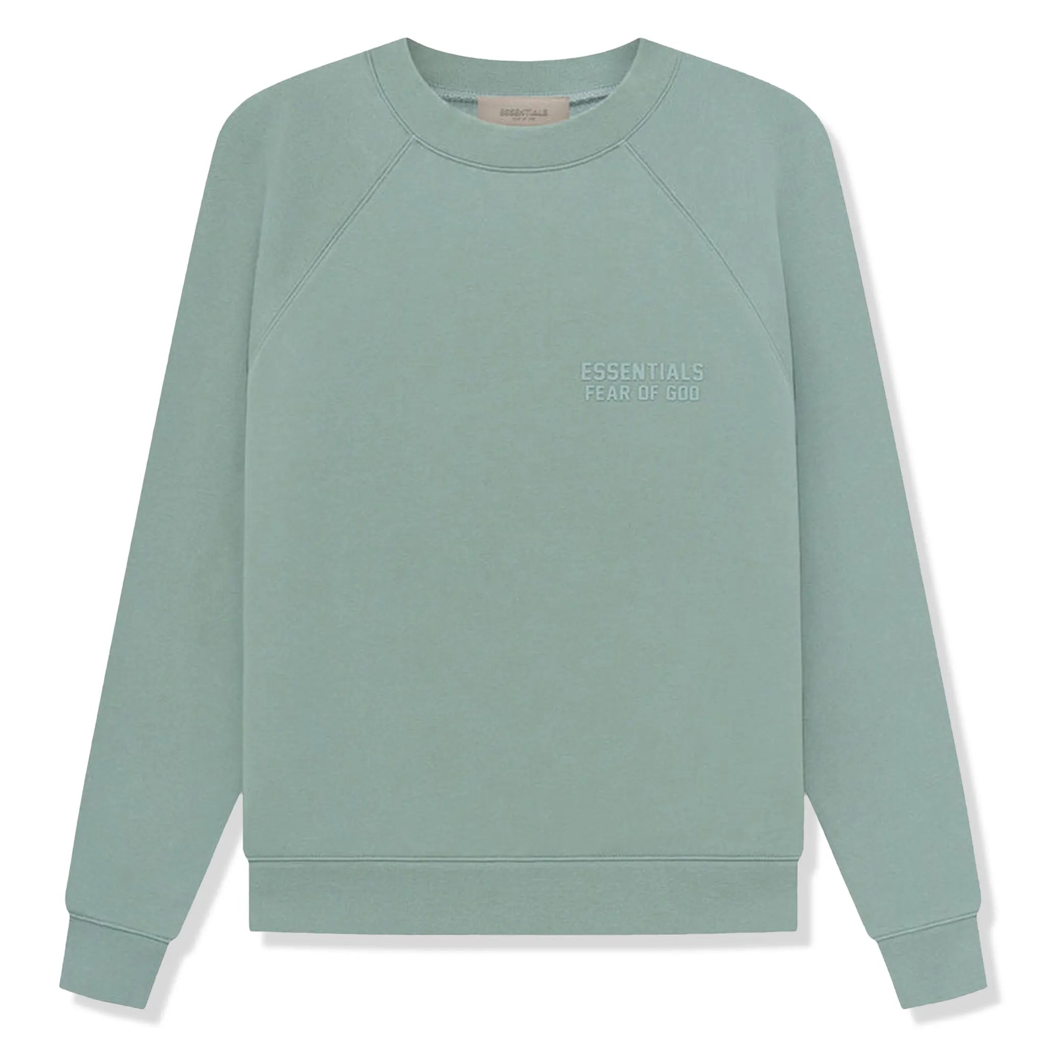 Front view of Fear Of God Essentials Sycamore Crewneck (SS23)
